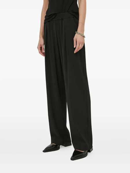  Samsoe Samsoe Pantalones Palazzo Plisado - Negro 