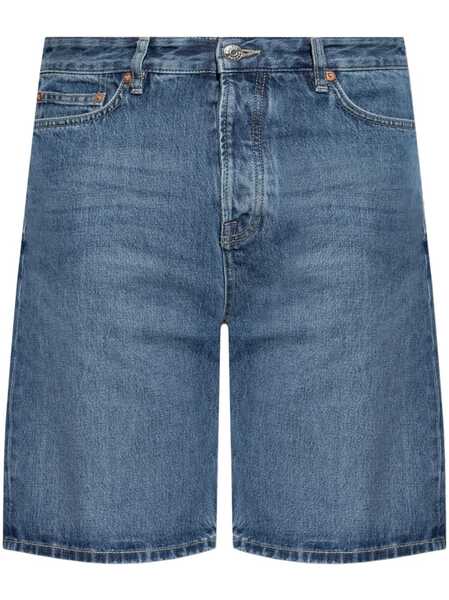  Samsoe Samsoe Pantalones Vaqueros Cortos Por La Rodilla - Azul 