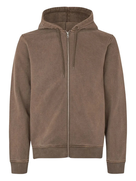  Samsoe Samsoe Sudadera Con Capucha Y Cremallera - Marrón 