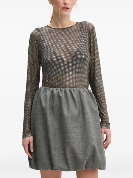  Samsoe Samsoe Top Con Apliques Y Manga Larga - Gris 