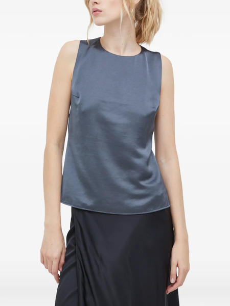  Samsoe Samsoe Top Ellie Con Espalda De Nadador - Gris 