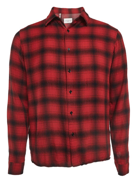  Sandro Camisa A Cuadros De Algodón - Rojo 
