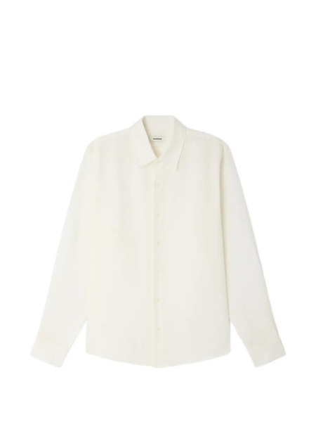  Sandro Camisa De Lino - Blanco 