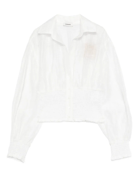  Sandro Camisa Fruncida - Blanco 