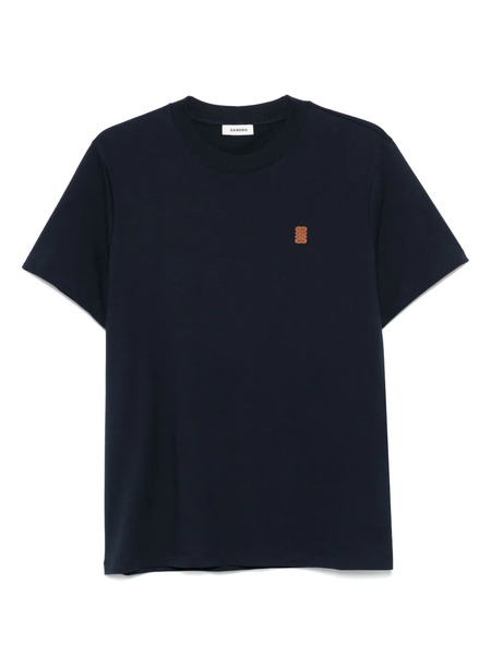  Sandro Camiseta De Algodón - Azul 