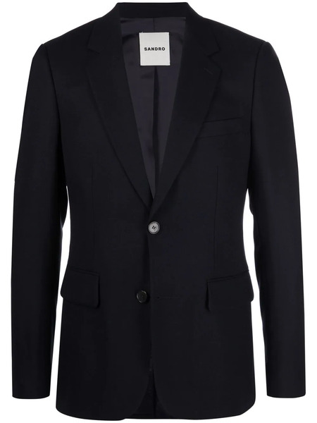  Sandro Chaqueta De Traje Con Botones - Azul 