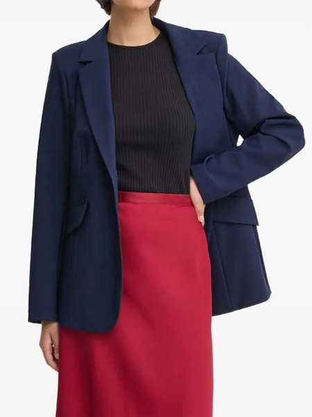  Sandro Ferrone Blazer Con Bolsillos Con Solapa - Azul 