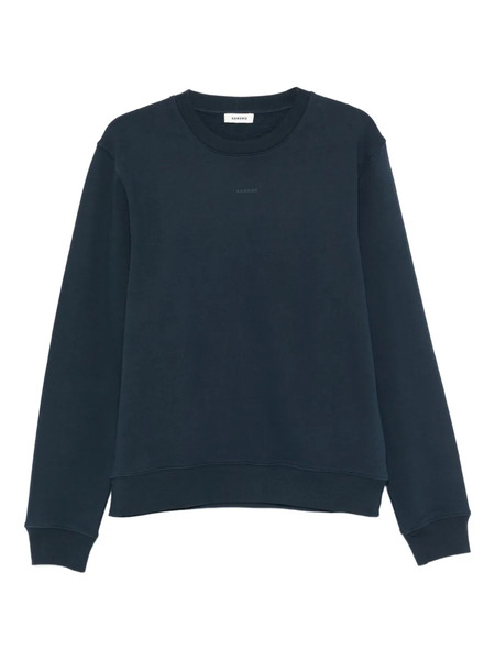  Sandro Jersey Con Cuello Redondo - Azul 