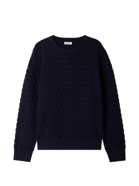  Sandro Jersey De Punto En Jacquard - Azul 