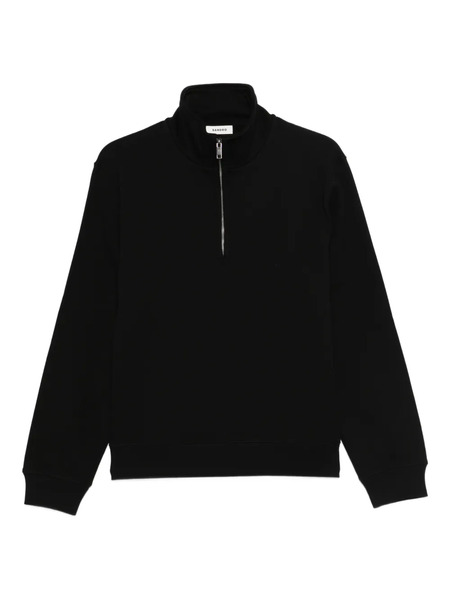  Sandro Sudadera De Algodón Con Cremallera - Negro 