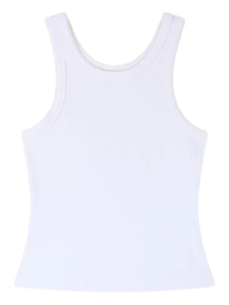  Sandro Top Con Cuentas - Blanco 