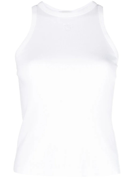  Sandro Top Con Logo Bordado - Blanco 