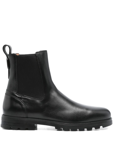  Santoni Botas Con Panel Elástico - Negro 