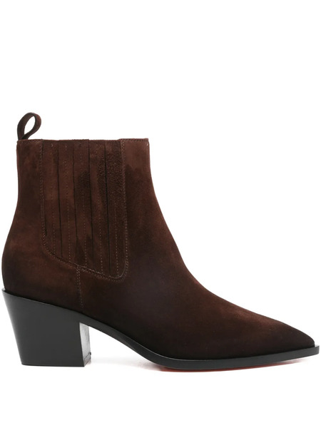 Santoni Botas Con Puntera En Punta - Marrón 