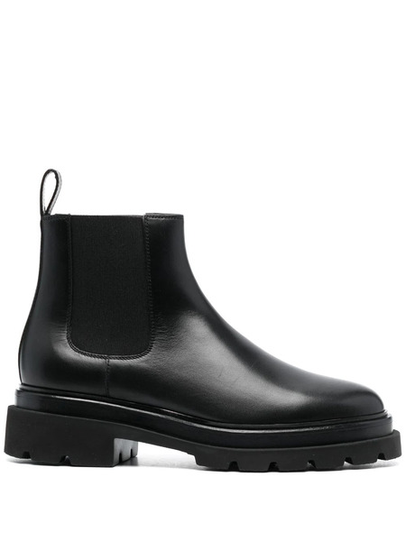  Santoni Botas Con Puntera Redonda - Negro 