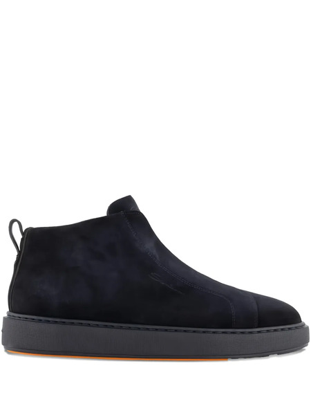 Santoni Botas De Ante Slip-on - Azul 