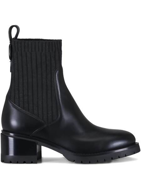  Santoni Botas De Canalé Con Hebilla - Negro 