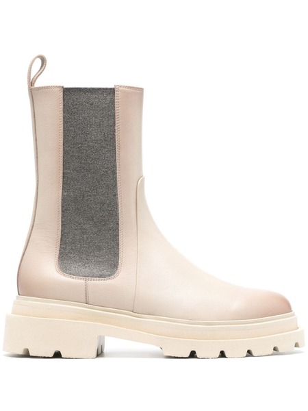  Santoni Botas Militares Forester - Neutro 