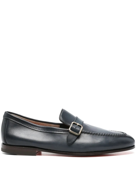  Santoni Mocasines Con Hebilla - Azul 