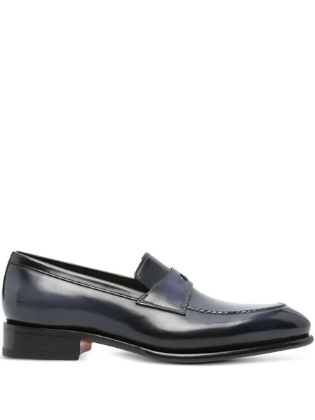  Santoni Mocasines De Piel - Azul 