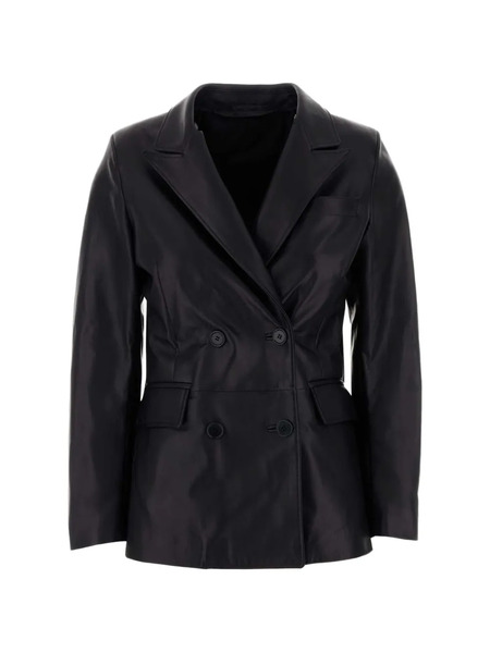  Santoro Blazer Con Doble Botonadura - Negro 