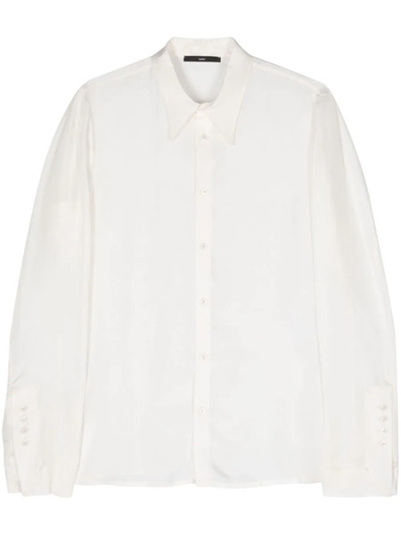  Sapio Camisa Con Cuello De Pico - Blanco 