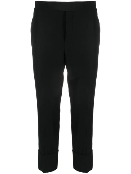  Sapio Pantalones Rectos Estilo Capri - Negro 