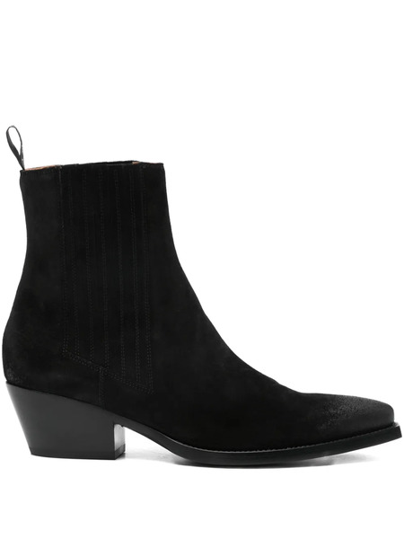  Sartore Botas Con Puntera En Punta - Negro 