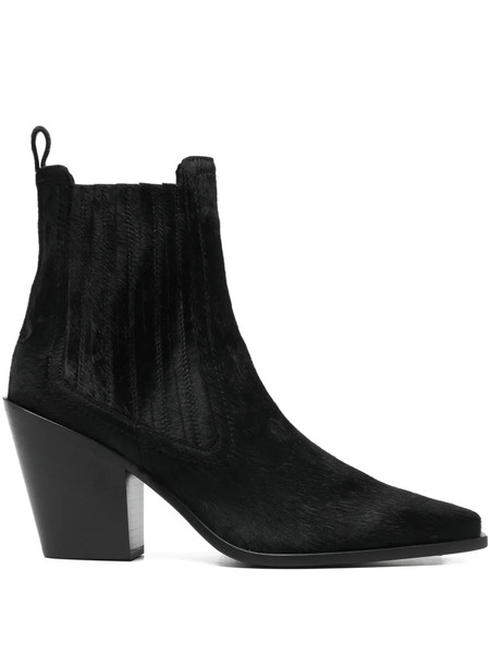 Sartore Botas Pull-on Con Tacón Cuadrado - Negro 