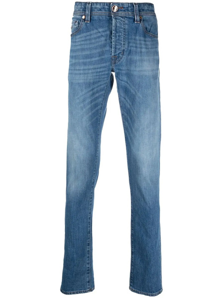  Sartoria Tramarossa Vaqueros Rectos Stretch - Azul 