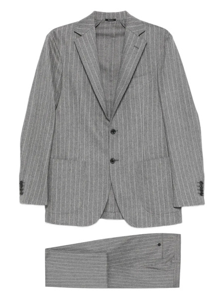  Sartorio Napoli Blazer A Rayas - Gris 