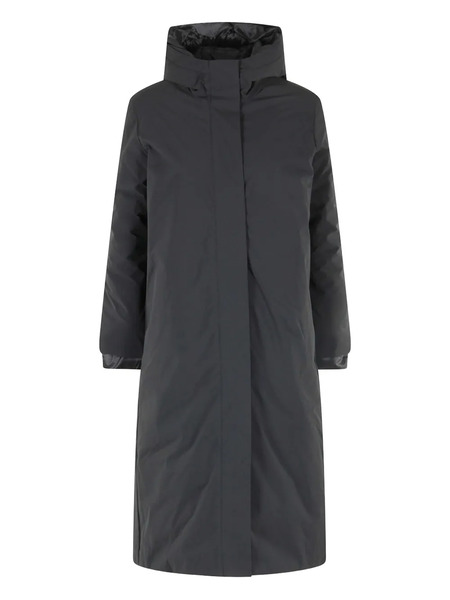  Save The Duck Abrigo Delphine Con Capucha - Negro 
