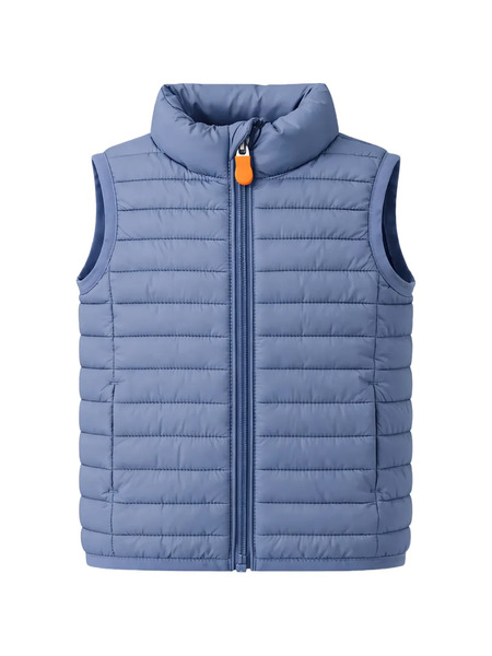  Save The Duck Kids Chaleco Acolchado Sin Mangas - Azul 