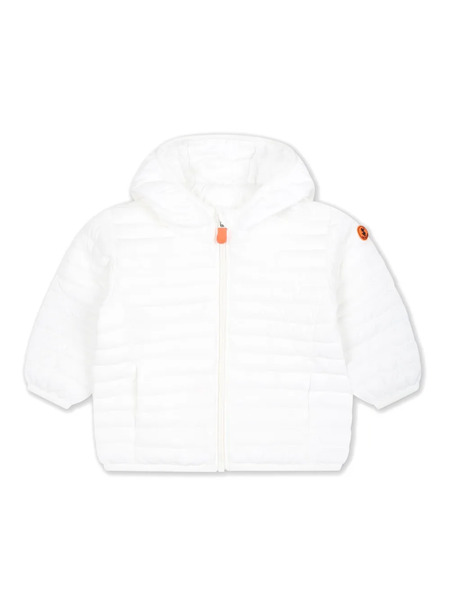  Save The Duck Kids Plumífero Con Capucha - Blanco 