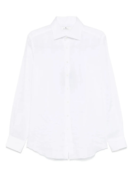  Scabal Camisa De Lino - Blanco 