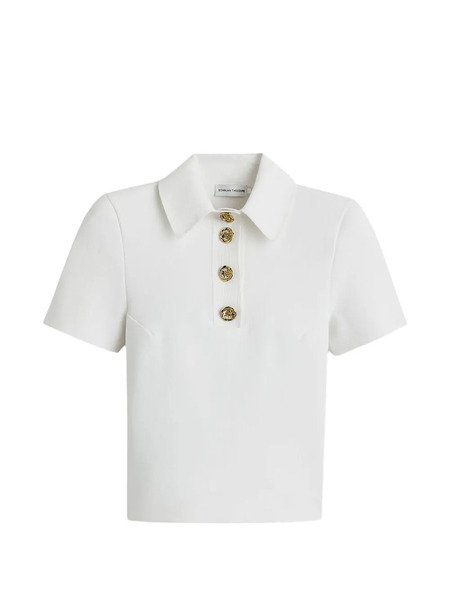  Scanlan Theodore Camisa Poppy Con Botones Decorativos - Blanco 