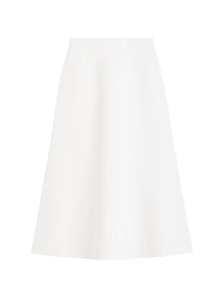  Scanlan Theodore Falda Con Dobladillo De Punto - Blanco 