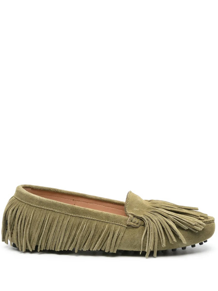  Scarosso Mocasines Con Flecos - Verde 