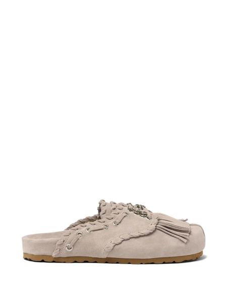  Scarosso Mules Flora Con Flecos - Neutro 
