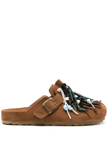  Scarosso Mules Gea Con Borla - Marrón 