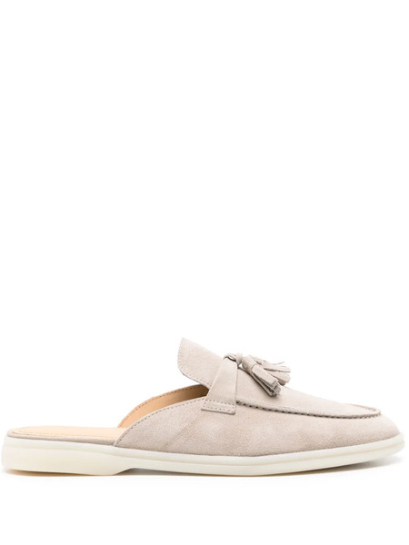  Scarosso Mules Lucrezia Con Borla - Neutro 