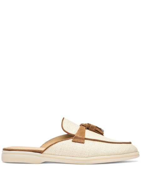  Scarosso Mules Lucrezia Con Borlas - Neutro 