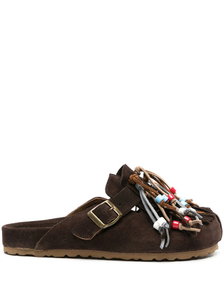  Scarosso Slippers Gea Con Borla - Marrón 