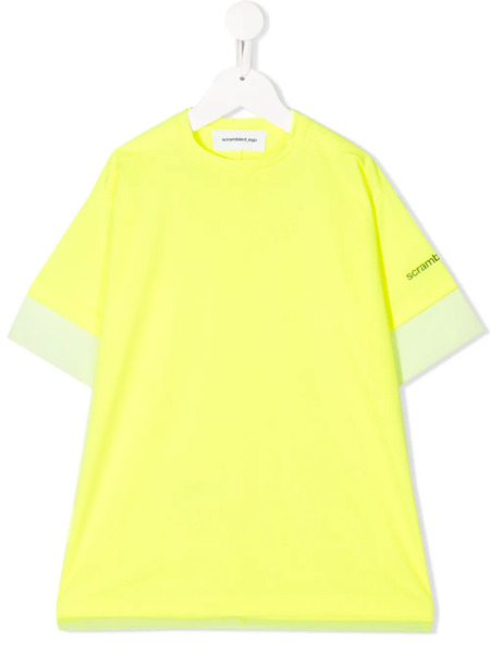  Scrambled_ego Camiseta Oversize - Amarillo 