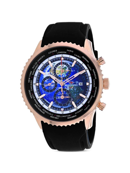 Seapro Reloj Meridian World Timer De 47 Mm - Azul 