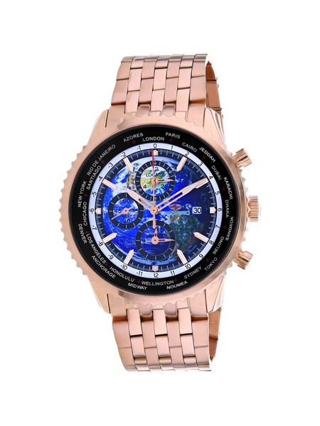  Seapro Reloj Meridian World Timer Gmt De 47 Mm - Azul 
