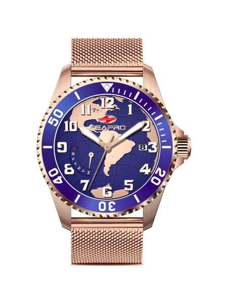  Seapro Reloj Voyager De 42 Mm - Azul 