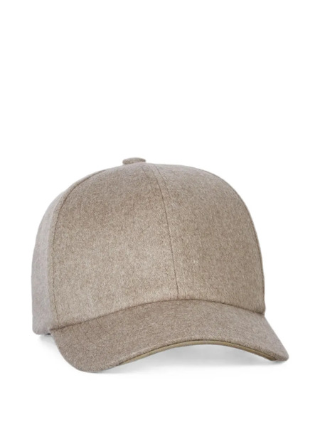  Sease Logo-patch Cashmere Cap - Neutro 