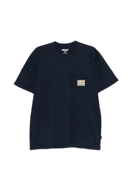  Sebago Camiseta Unionriver Con Bolsillo - Azul 