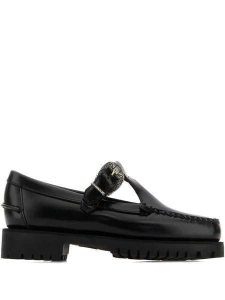  Sebago Mocasines Aurora Con Detalle De Hebilla - Negro 